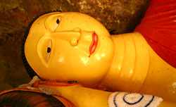 Ancient Sleeping Buddha built in 2nd Century B.C.