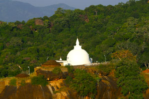 View of ancient cave temple