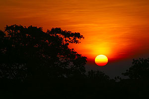 Sunrise at top of Second Dagoba